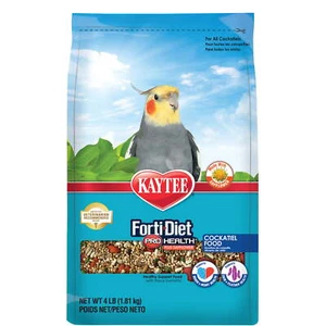 Home essentials,Kaytee Forti-Diet Pro Health Cockatiel Food with Safflower 4lb - Picture 1 of 6