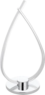 EGLO Tischlampe Nachttischlampe RONCADE silber mit Schalter EEK:D (Spektr. A-G) - Bild 1 von 4