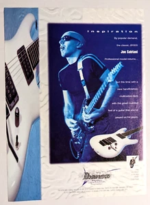 JOE SATRIANI / 1998 CRYSTAL PLANET LP & IBANEZ JS1000 GUITARS MAGAZINE PRINT AD - Picture 1 of 1