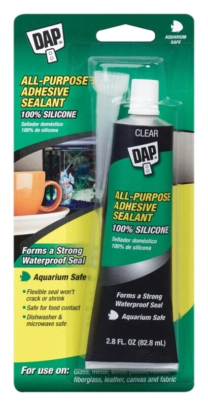 Aquarium Sealant DAP Inc Silicone Adhesive 00688 070798006881