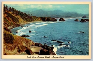 Postal de Ecola Park mirando la costa sur de Oregón de Oregón - Imagen 1 de 2