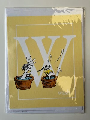 Dr. Seuss "W as Wash" - Impresión artística Foto 1 de 2