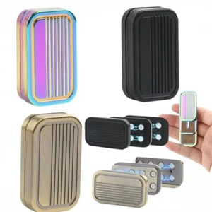 Magnetic Metal Fidget Toy Metal Push Card Fidget Slider Stress Relief Toys Gift - Picture 1 of 20
