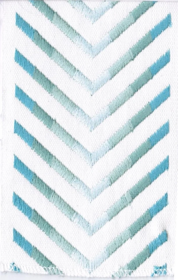 Rio 4" Cinta Bordada Bordada Ribete (Muchos Colores Disponibles) Foto 1 de 1