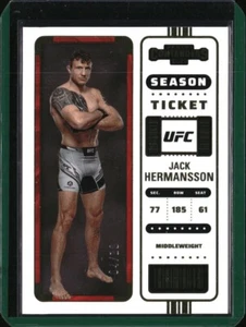 2023 Panini Chronicles Contenders UFC Gold #106 Jack Hermansson 4/10 - Picture 1 of 2