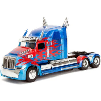 Modelo diecast TRANSFORMERS Optimus Prime Western Star 5700 XE Phantom escala 1:24 Foto 1 de 4
