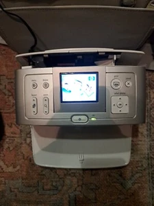 HP Photosmart 385 GoGo Digital Photo Inkjet Printer With Case And Paper - Picture 1 of 8