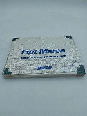 Libretto Uso Manutenzione Fiat Marea Auto Epoca Ricambi Accessori Motore - Immagine 1 di 4