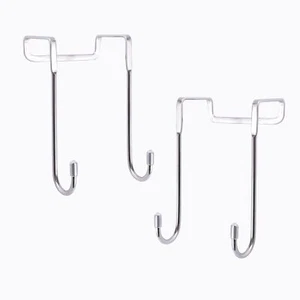 Over The Door Hooks, 2 Pack Door Hanger Hook , Towel Clothes Hooks for Kitche... - Picture 1 of 6