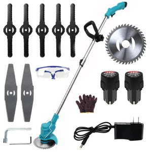 Weed Eater Electric Grass Trimmer Mower Portable Electric Edger Lawn Grass 12V - Picture 1 of 10