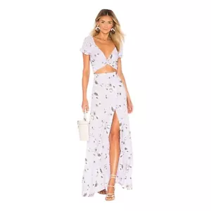Falda Flynn Skye Annabelle Wrap It Up Floral Púrpura Talla XS - Imagen 1 de 10