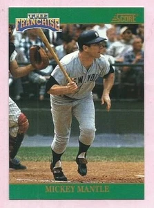Mickey Mantle New York Yankees 1992 Score The Franchise Card #2 - Picture 1 of 2