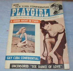 Vtg 1955 Vol 1 No 2 PLAYGIRL Men's Magazine Cheesecake/Pinup J942 - Picture 1 of 9