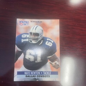 Nate Newton 1991 NFL Pro Set #482 Dallas Cowboys Football Card