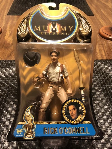 The Mummy Returns Rick O'Connell Figure Jakks Pacific 2001 NEW Brendon Fraser Cover