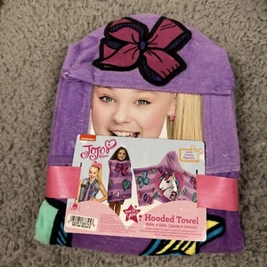 Jojo Siwa Kids Cotton Hooded Towel 22”x51” - Picture 1 of 2