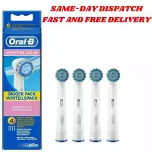 4 x Oral-B Sensitive Clean Toothbrush Heads New | UK FREE DELIVERY - Picture 1 of 2
