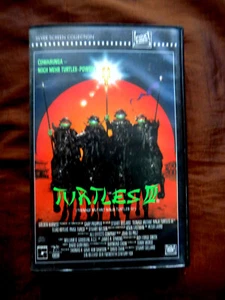 Turtles 3 Silver Screen Collection 90er VHS Fox Video Mit Cowabunga Beileger - Imagen 1 de 4
