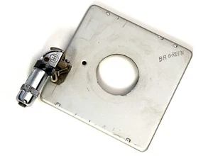 OEM #0 93x94mm Clear Anodized Lensboard w/Solenoid for Graphic Graflex - Picture 1 of 1