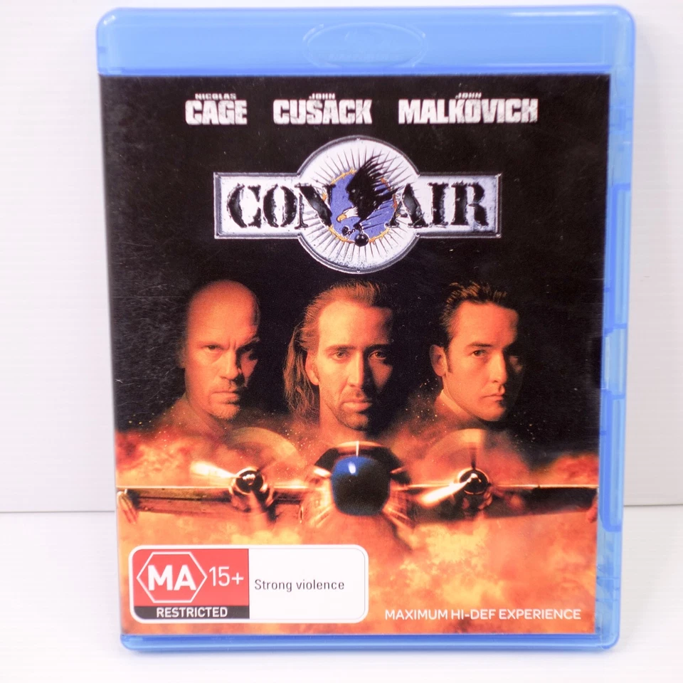 Con Air (Blu-ray, 1997) John Malkovich, Ving Rhames, Colm Meaney, Steve Buscemi - image 1 of 4