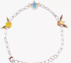 Pokemon Eevee Evolutionary Bracelet Rhodium Plated - Picture 1 of 3