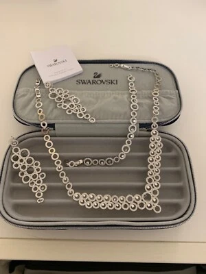 parure swarovski collana bracciale e orecchini - Immagine 1 di 4