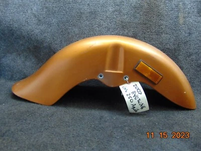 2008 08 Hyosung Aquila United Motors UM GV 250 front fender cowl mud guard Foto 1 de 4