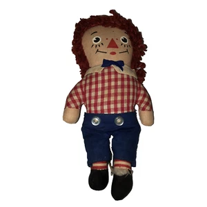 Cuerpo de tela vintage Knickerbocker Raggedy Andy 7" ALTO 1970 daños - Imagen 1 de 10