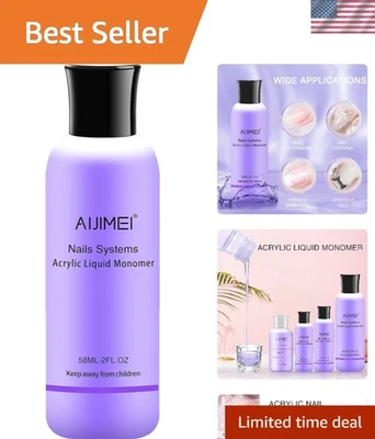 58ml Acrylic Monomer - Ideal Liquid for Salon-Quality Acrylic Nails at Home - Image 1 of 4