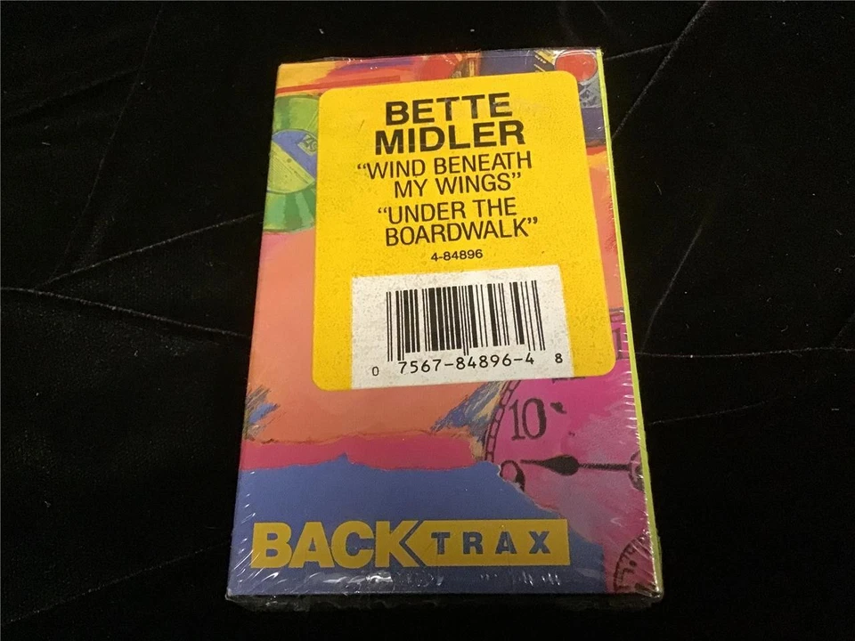 Cassette Tape Midler 1989 Bette Midler Wings Beneath My Wings Single Foto 1 de 1