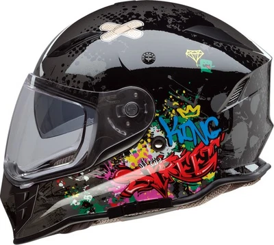 Z1R Nemesis Distro Motorcycle Helmet Gray - Image 1 of 4