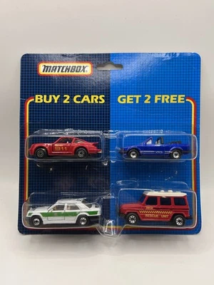 Matchbox Four Car Value Pack  Unopened On Excellent Card   - Image 1 of 2