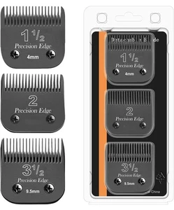 3-teiliges professionelles abnehmbares Edelstahlmesser-Set, für Andis AGC, BDC, BGC, MBG - Bild 1 von 5