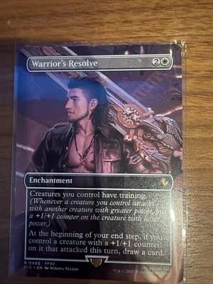 Warrior's Resolve (Borderless) - Commander: FINAL FANTASY Magic: The Gathering - Image 1 of 2