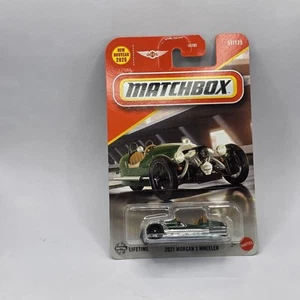 2025 Matchbox #57 2021 Morgan 3 Wheeler BRITISH RACING GREEN | FSC - Picture 1 of 2