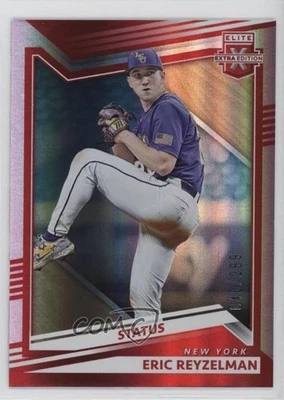 2022 Panini Elite Extra Edition Status Red /299 Eric Reyzelman #160 - Image 1 of 2