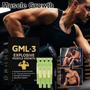 7PC GML-3 Six-In-One Muscle Growth Solution-Build Muscle Boost Strength M0K4 - Picture 1 of 9