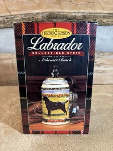 Budweiser 1992 Ltd. Ed. Labrador Hunters Companion Series Beer Stein New In Box - Picture 1 of 11