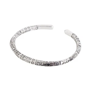 Opening Design Vintage Carved Totem Bracelet  Gift - Picture 1 of 12