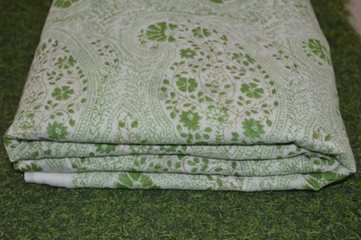 Hand Block Print Fabric 4 Yard 100%Cotton NO TARRIF CHARGES 100%✅ZK_207 - Image 1 of 4