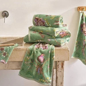 Set 1+1 towel and guest PIP STUDIO Secret Garden green - Picture 1 of 2