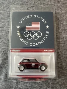 Hot Wheels 2012 RLC United States Olympic Committee Mini Cooper with Real Riders - Picture 1 of 2