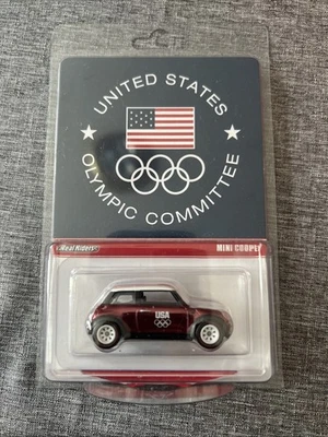 Hot Wheels 2012 RLC United States Olympic Committee Mini Cooper with Real Riders - Image 1 of 2