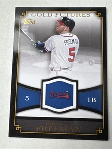 ⭐🦄 2012 Topps Gold Futures #GF‐4 Freddie Freeman - Atlanta Braves - Imagen 1 de 2