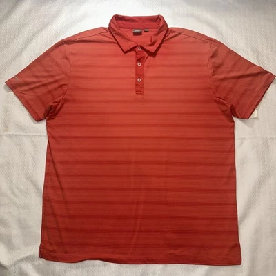 Camisa Polo Hombre Ping Sensor Cool Manga Corta Botón Talla Grande Color Rojo/Salmón Foto 1 de 4