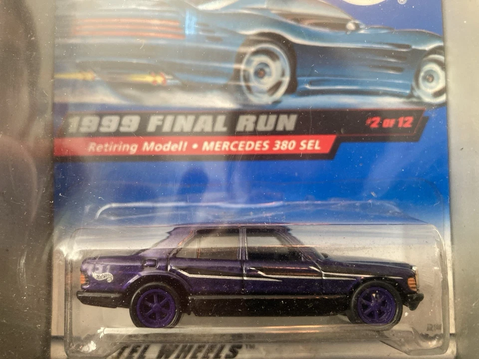 Mercedes 380 SEL Final Run 1:64 Scale Diecast By Hot Wheels  - Image 1 of 3