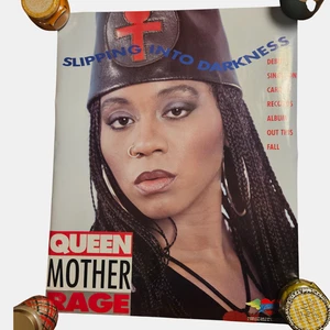 Queen Mother Rage Slipping Into Darkness 24x30 1990 Cardiac Records Promo Poster - Picture 1 of 5