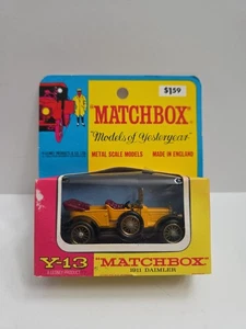 1960s MATCHBOX #Y-13 MODELS OF YESTERYEAR 1911 DAIMLER MINT IN BOX - Picture 1 of 9