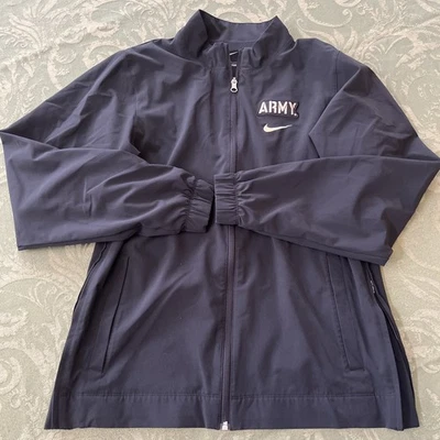 Nike Army Black Knights Men’s Small Black Full Zip Track Jacket - Image 1 of 4