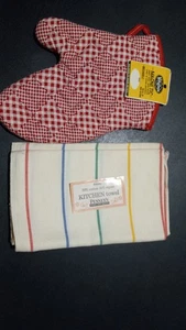 Vintage Thirsty Penneys Handtuch 33x17,5 & Virginia Magnet Ofenhandschuh Küche Neu aus altem Lagerbestand - Bild 1 von 13